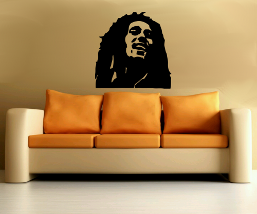 Wandtattoo Bob Marley