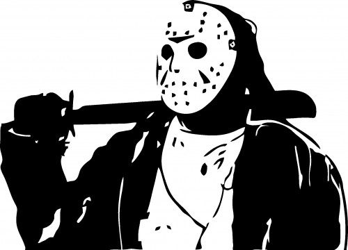 Aufkleber Jason Voorhees