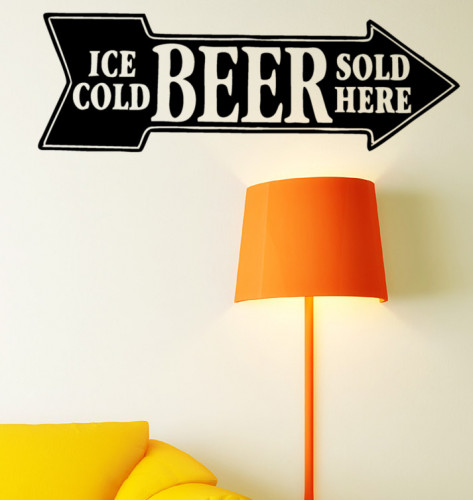 Wandtattoo  Ice Cold Beer