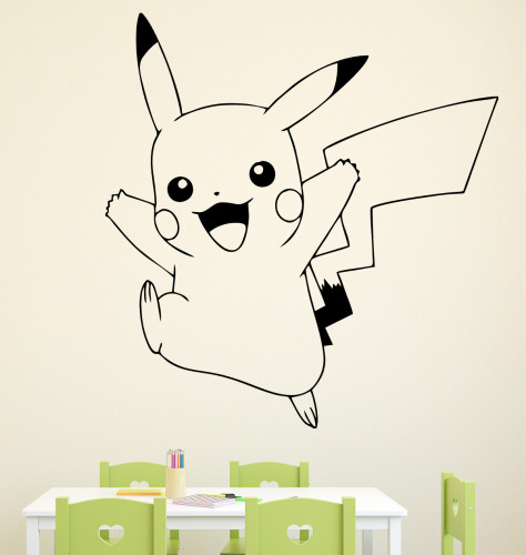 Aufkleber Pokemon Pikachu