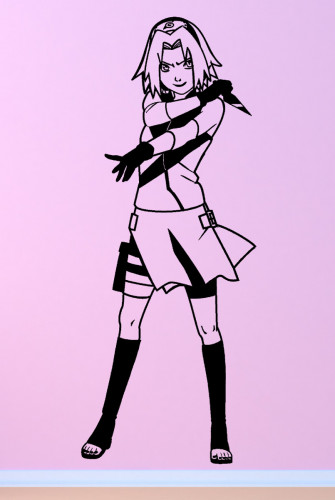 Aufkleber Naruto - Sakura Haruno