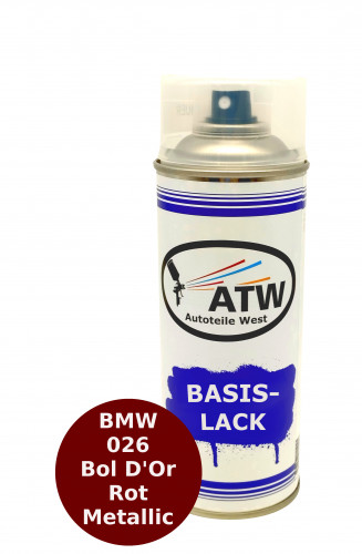 Autolack für BMW 026 Bol D'Or Rot Metallic
