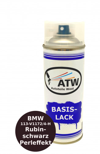 Autolack für BMW 113-V1172/4-H Rubinschwarz Perleffekt