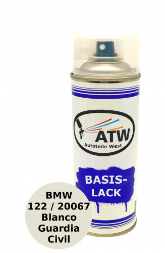 Autolack für BMW 122 / 20067 Blanco Guardia Civil
