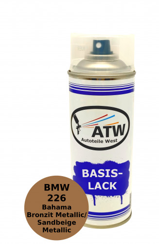 Autolack für BMW 226 Bahama Bronzit Metallic / Sandbeige Metallic