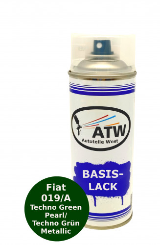 Autolack für Fiat 019/A Techno Green Pearl / Techno Grün Metallic