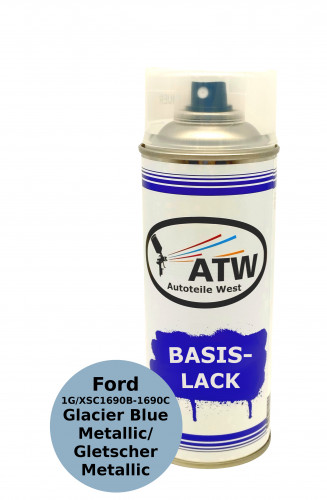 Autolack für Ford 1G / XSC1690B-1690C Glacier Blue Metallic / Gletscher Metallic