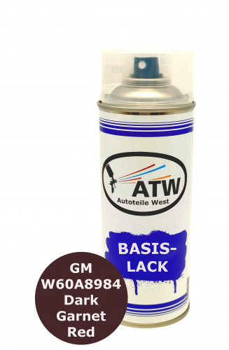 Autolack für General Motors W60A8984 Dark Garnet Red