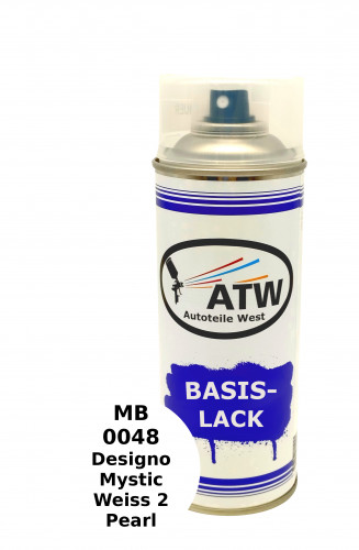 Autolack für MB 0048 Designo Mystic Weiss 2 Pearl