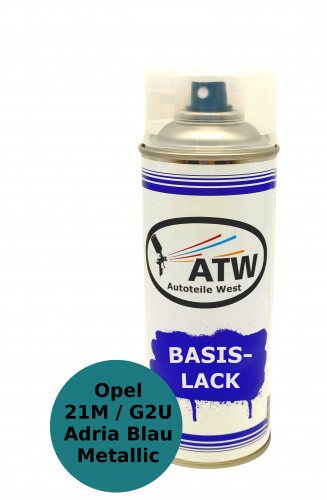 Autolack für Opel 21M / G2U Adria Blau Metallic