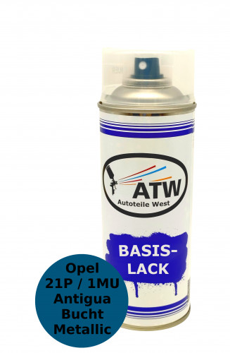 Autolack für Opel 21P / 1MU Antigua Bucht Metallic