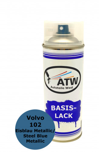 Autolack für Volvo 102 Eisblau Metallic / Steel Blue Metallic