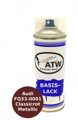 Autolack für Audi FQ33-0001 Classicrot Metallic