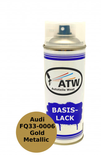 Autolack für Audi FQ33-0006 Gold Metallic
