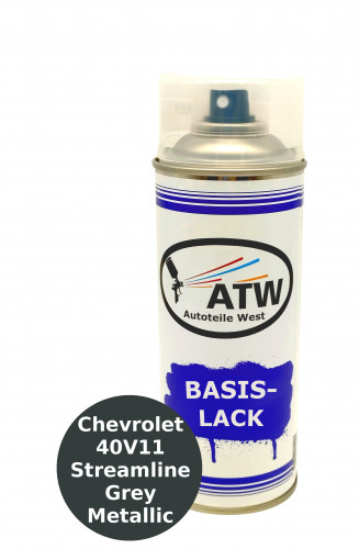 Autolack für Chevrolet 40V11 Streamline Grey Metallic