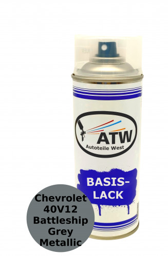 Autolack für Chevrolet 40V12 Battleship Grey Metallic