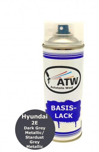 Autolack für Hyundai 2E Dark Grey Metallic / Stardust Grey Metallic