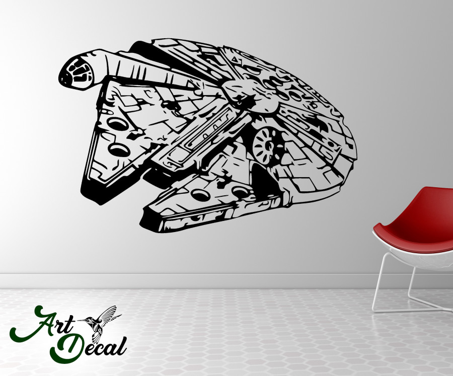 Wandtattoo Ultimate Millenium Falcon Sa Star Wars