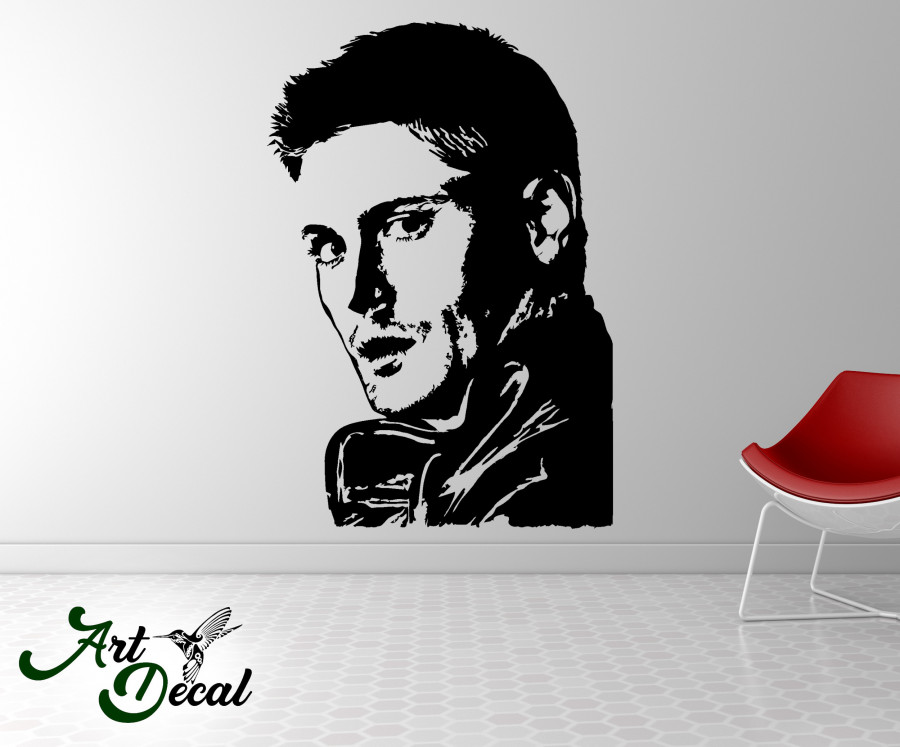 Wandtattoo Supernatural Dean Winchester Portrait