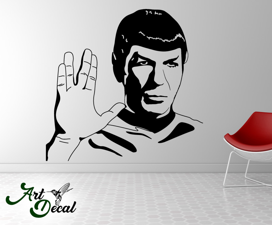 Wandtattoo Enterprise Commander Spock