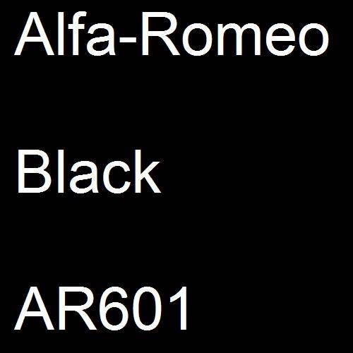 Alfa-Romeo, Black, AR601.