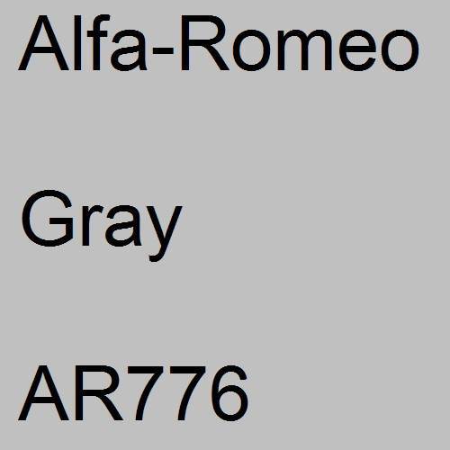 Alfa-Romeo, Gray, AR776.