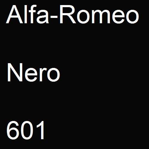 Alfa-Romeo, Nero, 601.