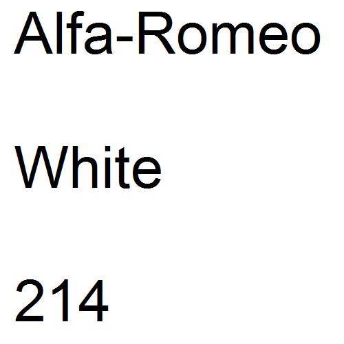 Alfa-Romeo, White, 214.