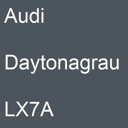 Audi, Daytonagrau, LX7A.