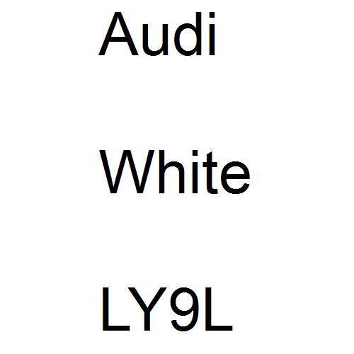 Audi, White, LY9L.