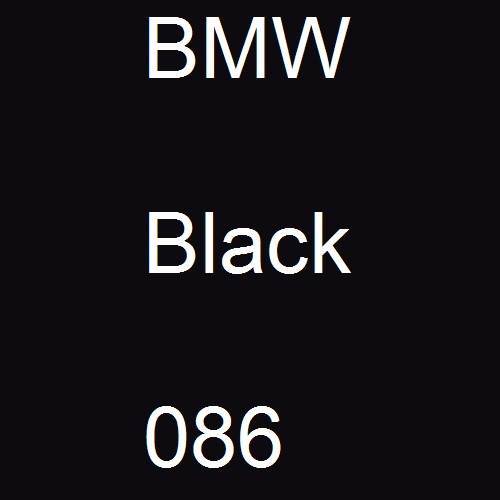 BMW, Black, 086.