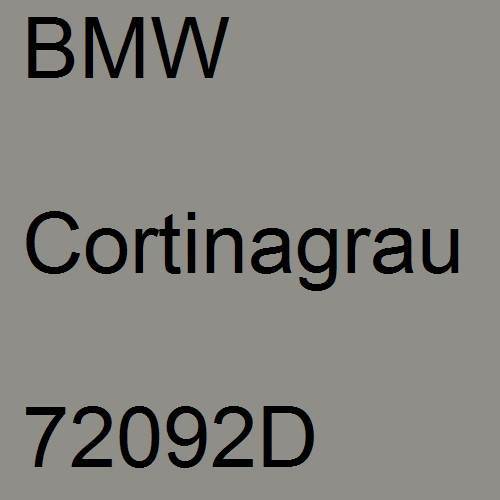 BMW, Cortinagrau, 72092D.