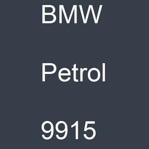 BMW, Petrol, 9915.