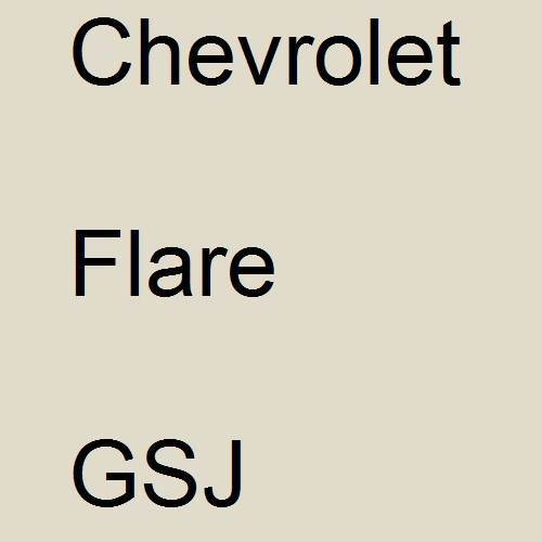 Chevrolet, Flare, GSJ.