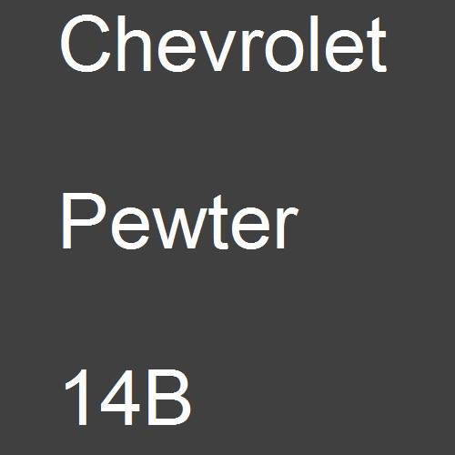 Chevrolet, Pewter, 14B.