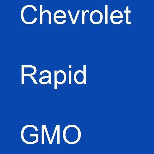 Chevrolet, Rapid, GMO.