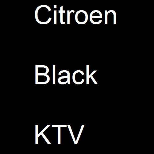 Citroen, Black, KTV.