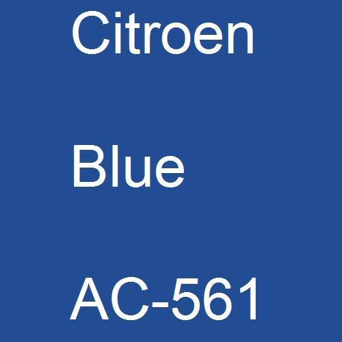 Citroen, Blue, AC-561.