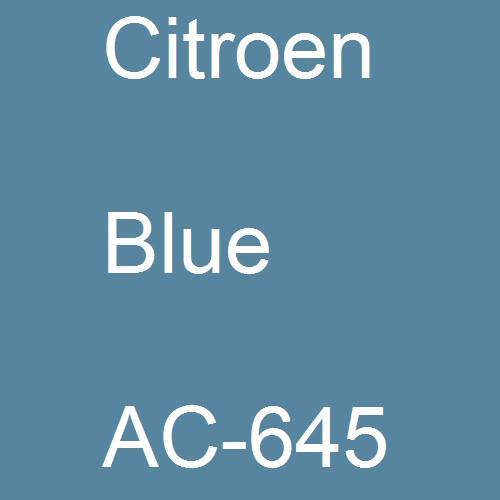 Citroen, Blue, AC-645.