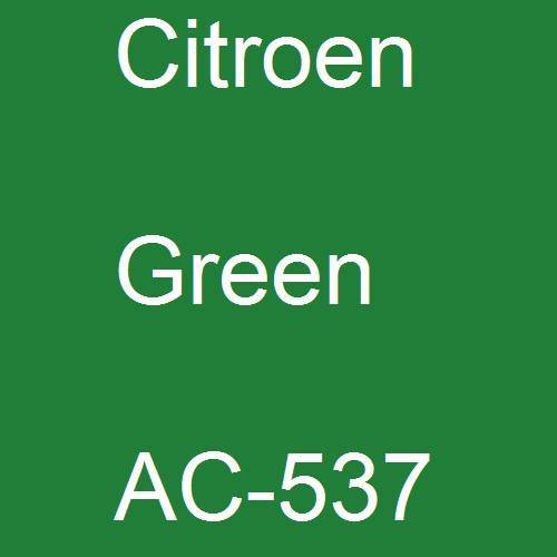 Citroen, Green, AC-537.