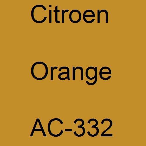 Citroen, Orange, AC-332.