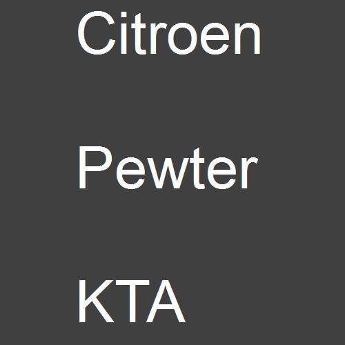 Citroen, Pewter, KTA.