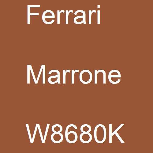 Ferrari, Marrone, W8680K.