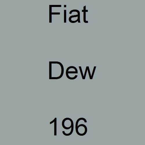 Fiat, Dew, 196.