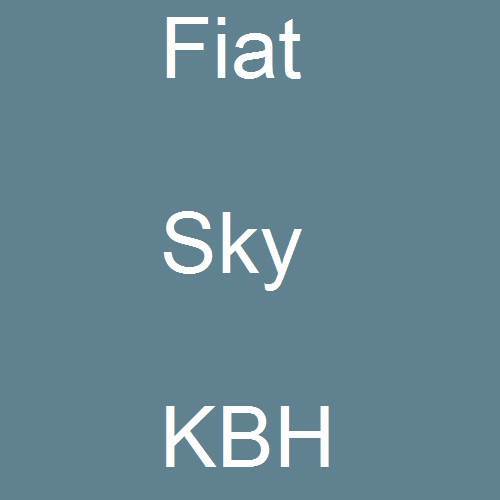 Fiat, Sky, KBH.