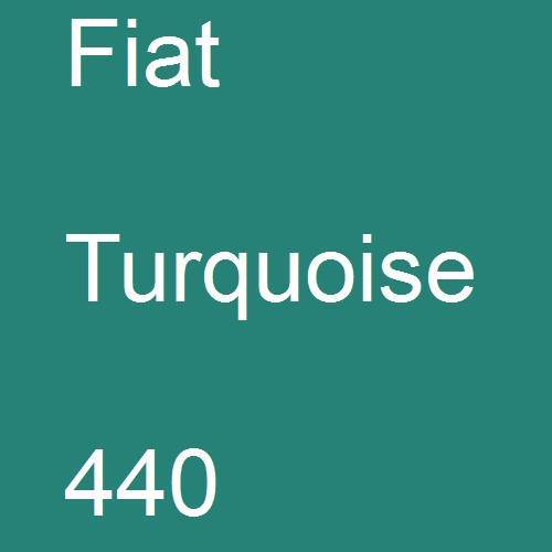 Fiat, Turquoise, 440.