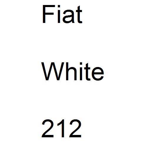 Fiat, White, 212.