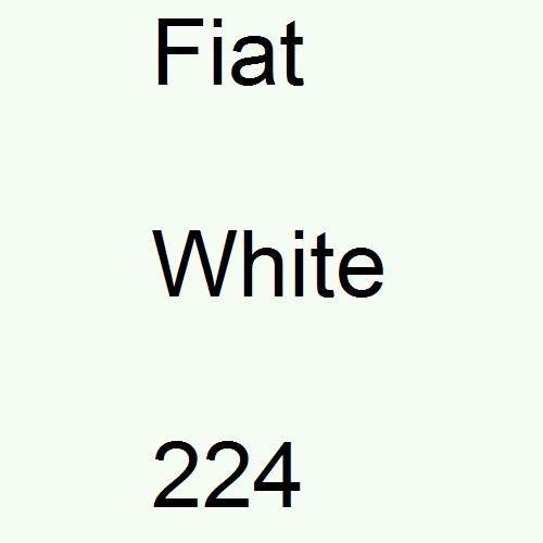 Fiat, White, 224.