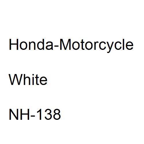 Honda-Motorcycle, White, NH-138.