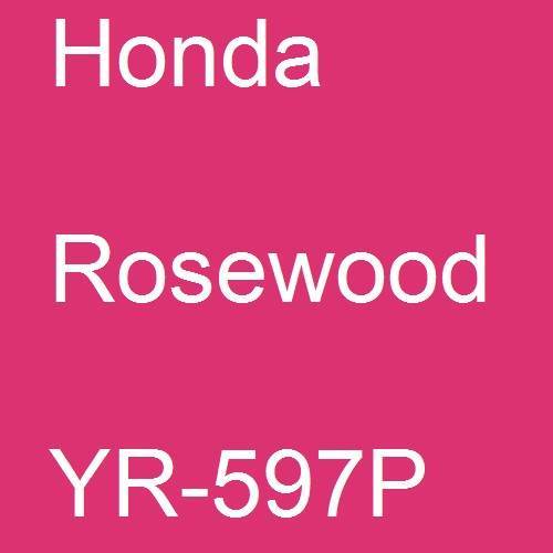 Honda, Rosewood, YR-597P.